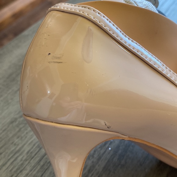 Nude shiny pumps - Picture 5 of 5